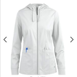 Butter Soft Uniform Advantage White Scrub Hoodie